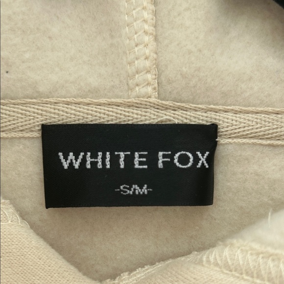 White fox Cream Hoodie - Picture 2 of 3